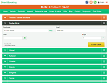 Tablet Screenshot of directbooking.ro
